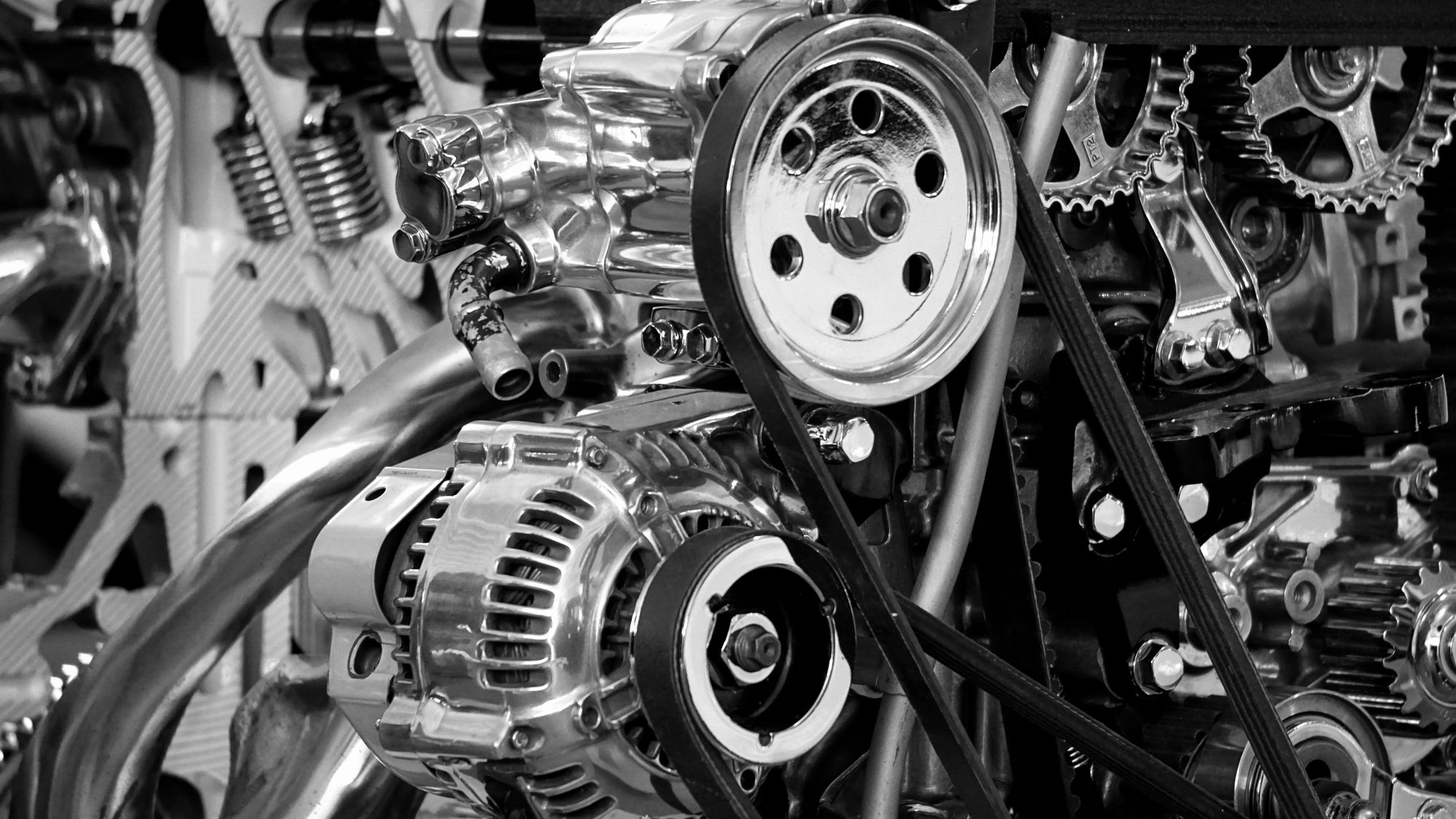 Industrial motor and drive mechanism